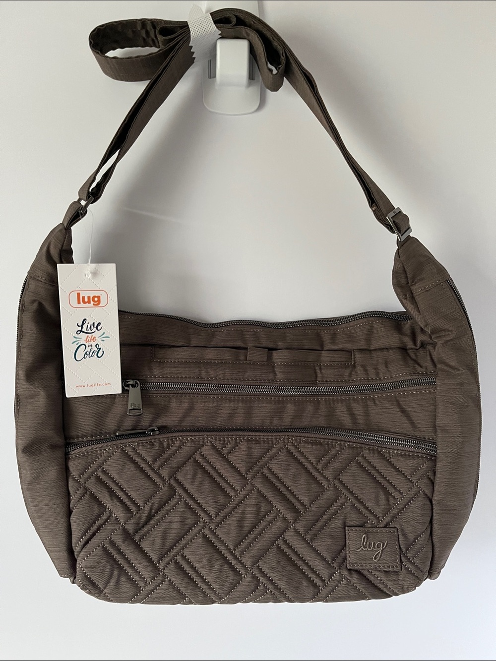 LUG - Trooper 2 Crossbody Bag in Brushed Walnut